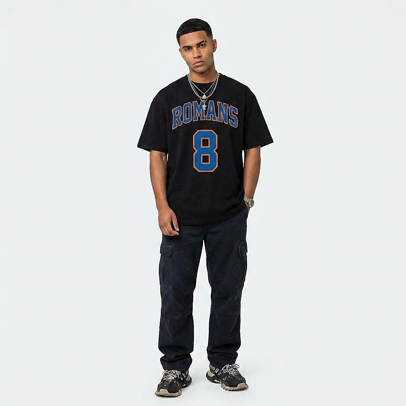 ROMANS8 worn front